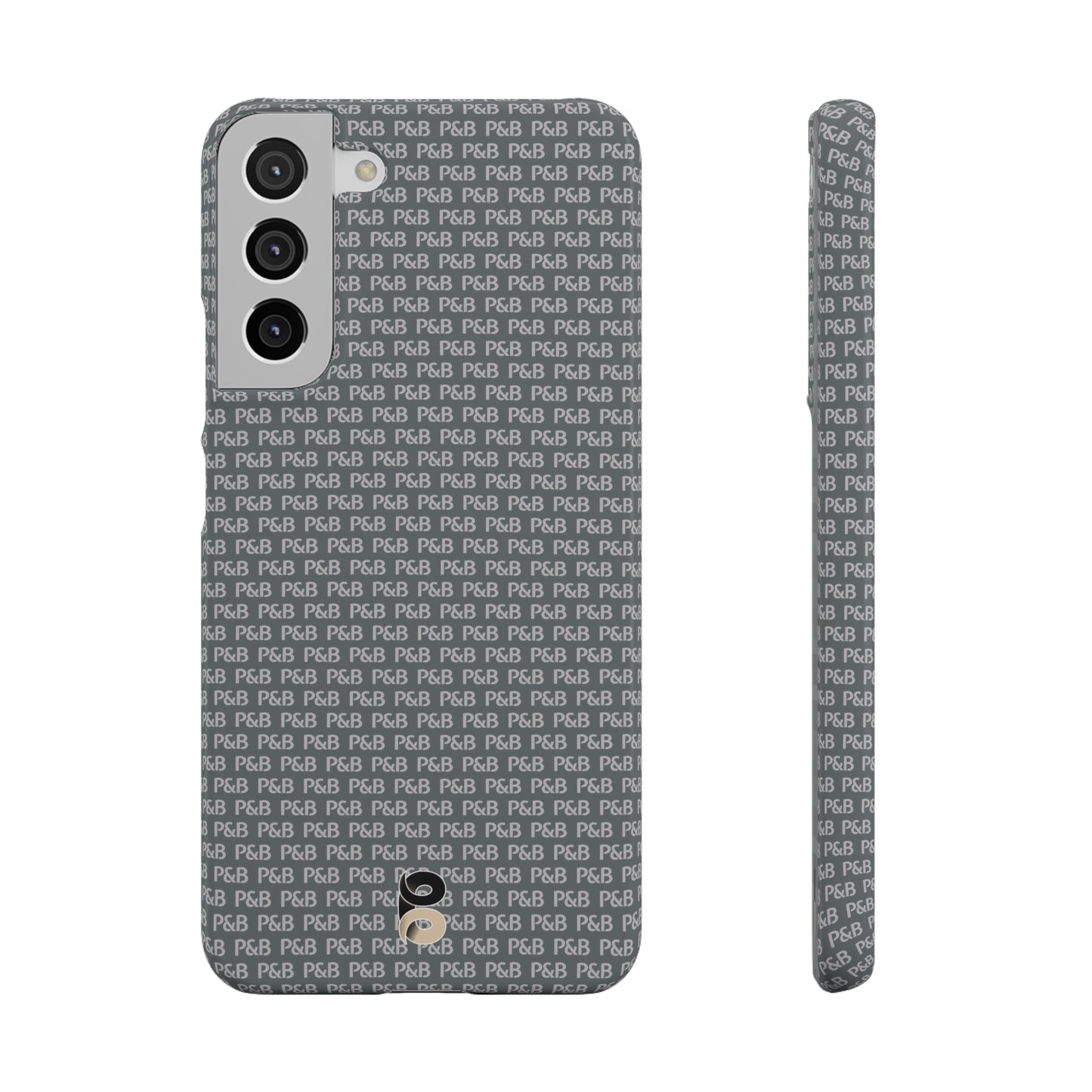 P&B Dark gray pattern - Snap Case