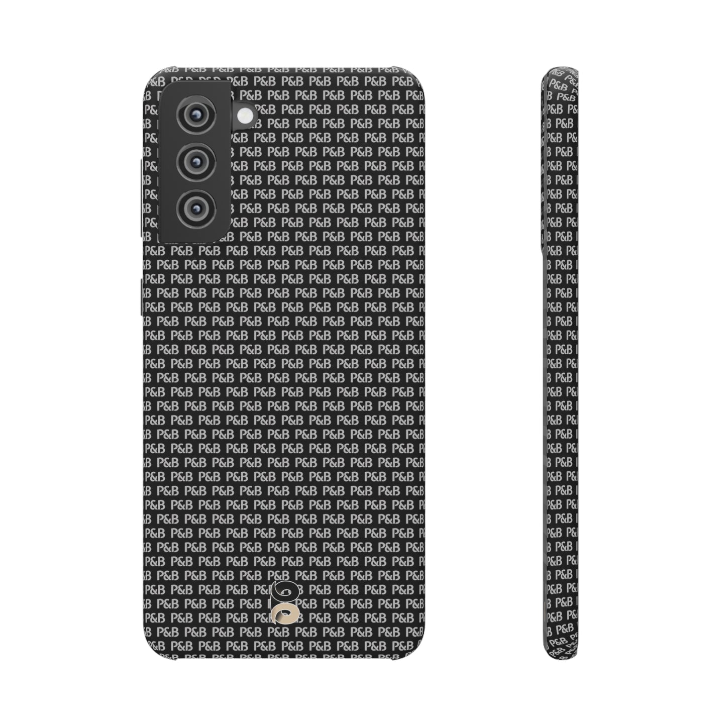 P&B Black pattern - Snap Case