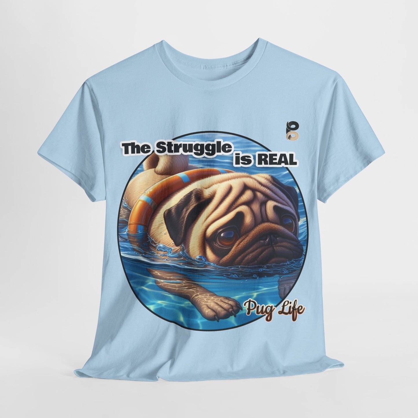 P&B Pug Life Edition: The Struggle - Cotton Tee - Unisex