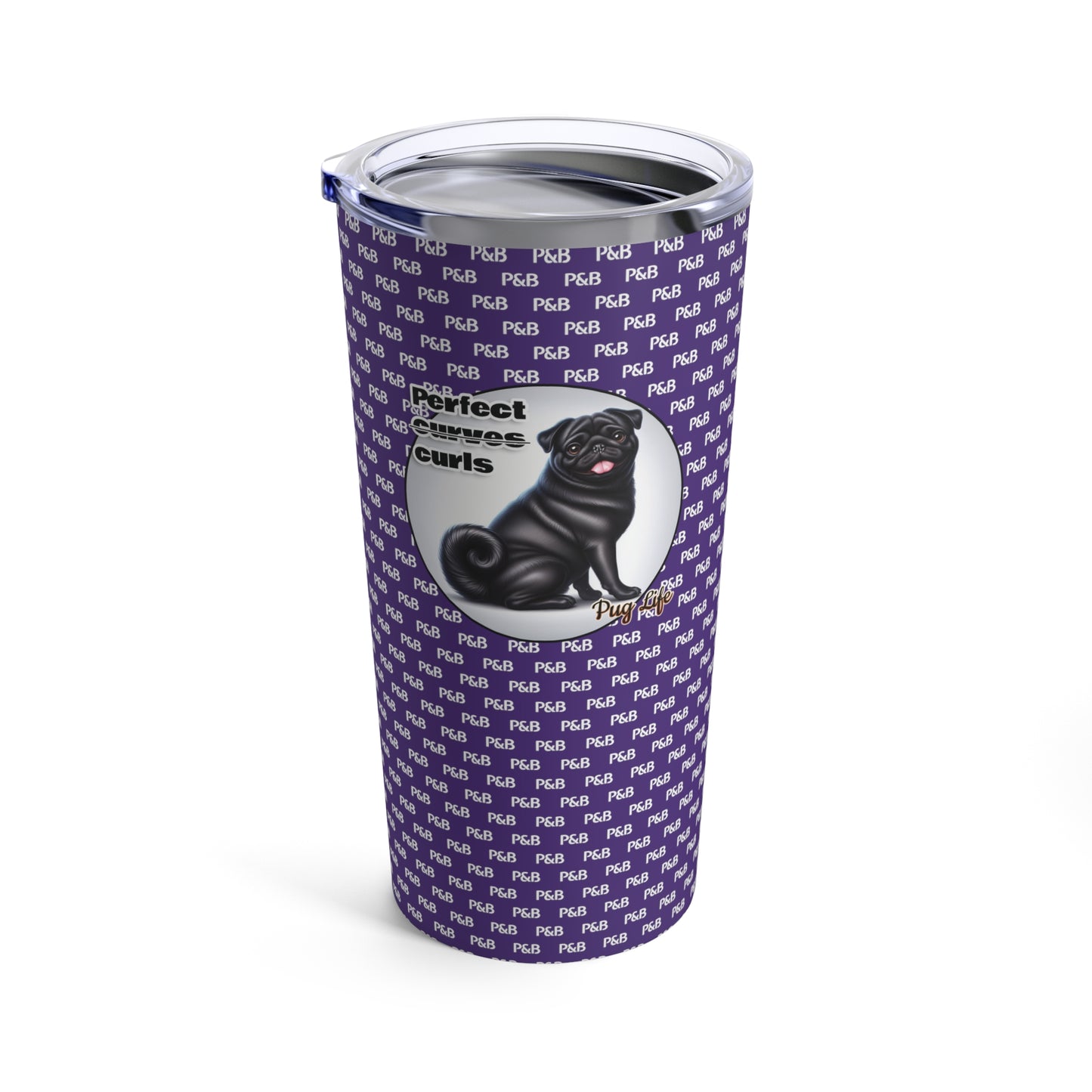 P&B Edition: Perfect Curves - Tumbler 20oz - Purple