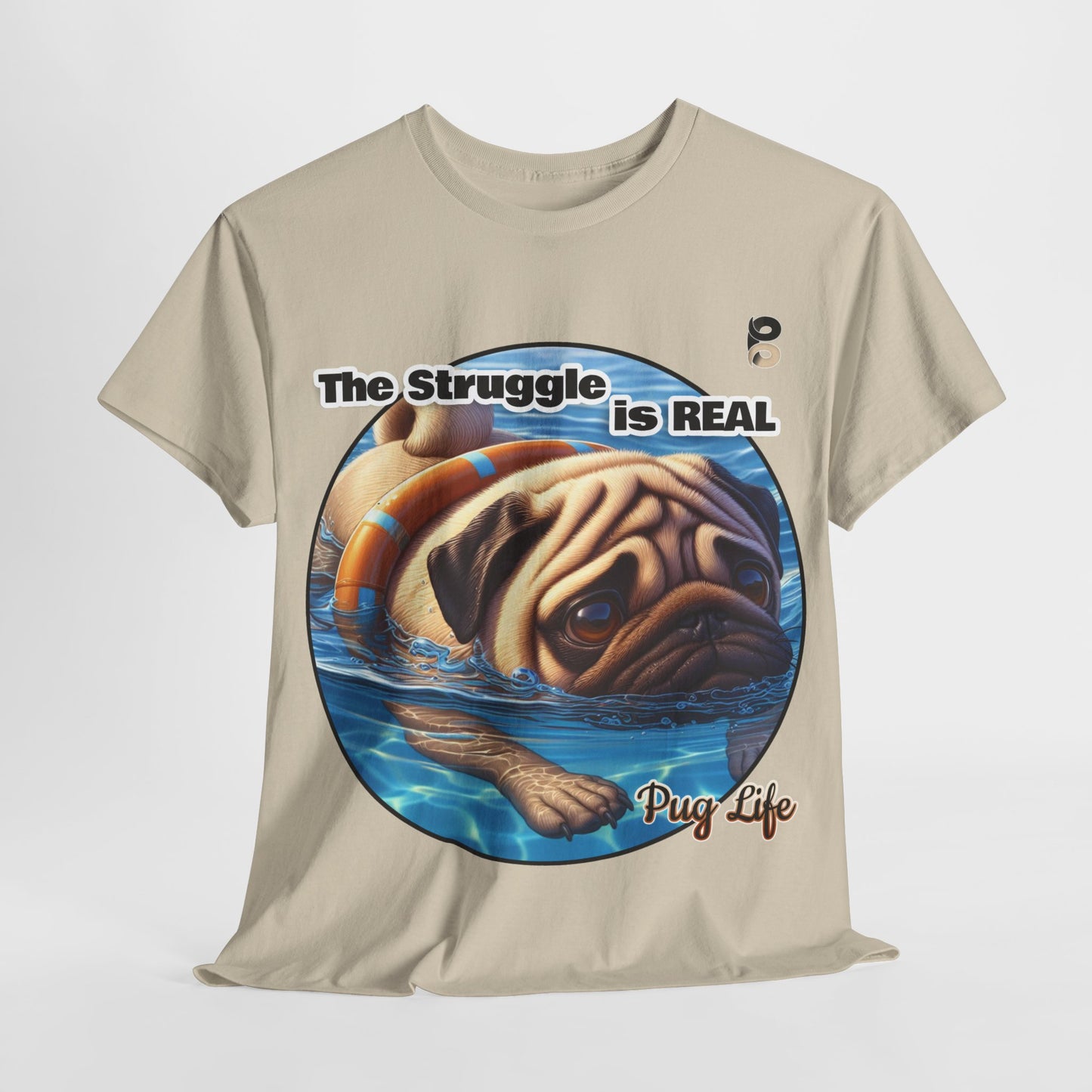 P&B Pug Life Edition: The Struggle - Cotton Tee - Unisex