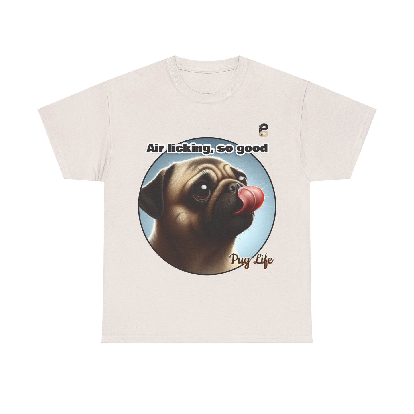 P&B Pug Life Edition: Air Licking - Cotton Tee - Unisex