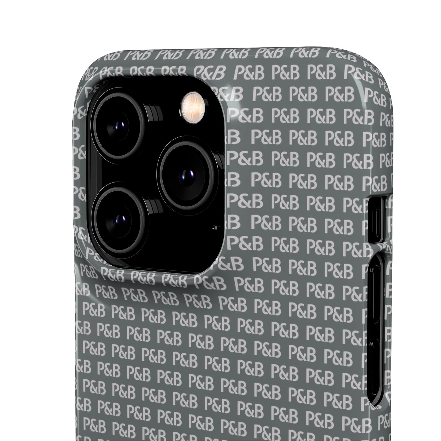 P&B Dark gray pattern - Snap Case