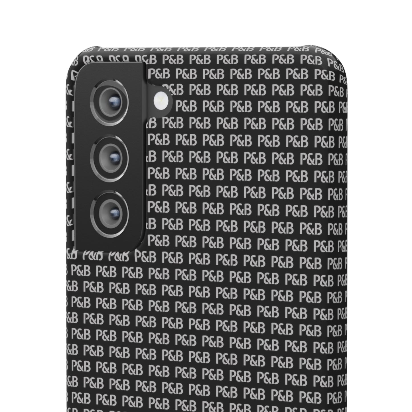 P&B Black pattern - Snap Case