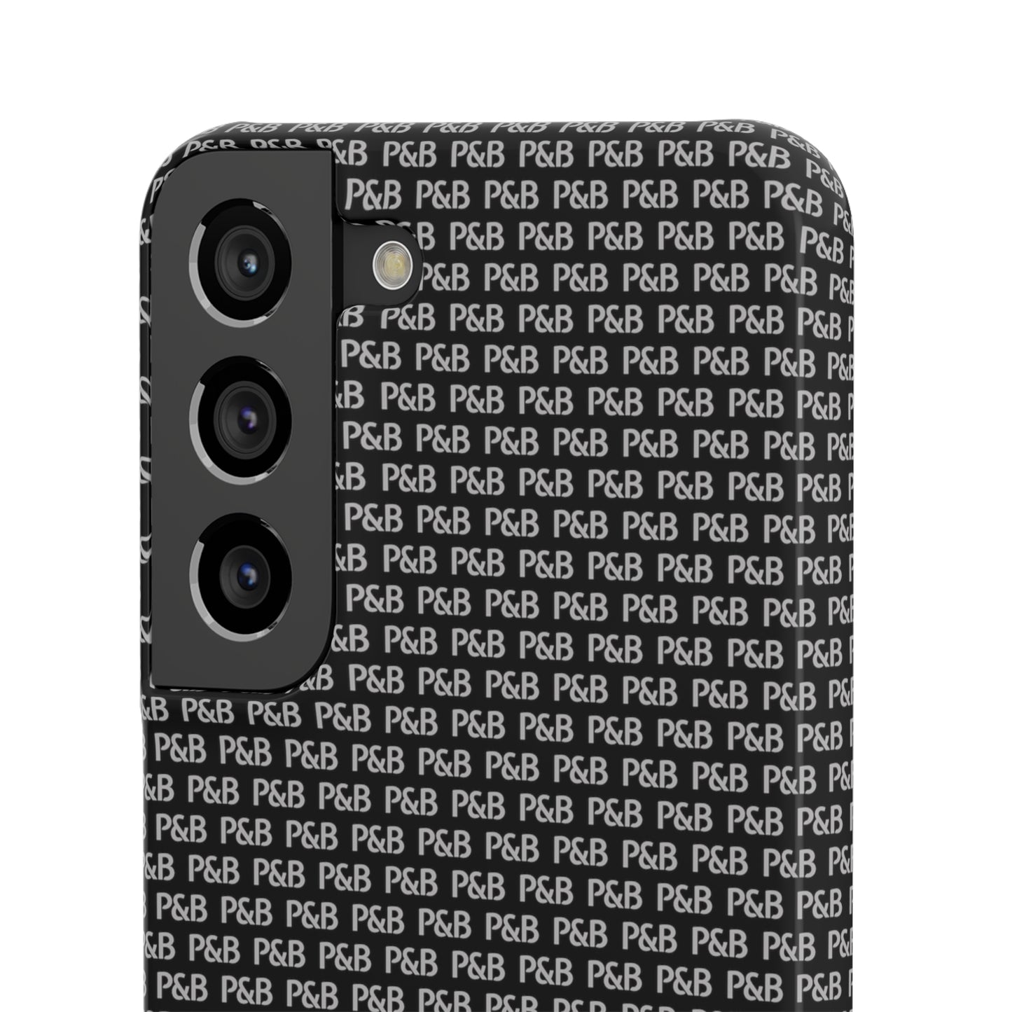 P&B Black pattern - Snap Case