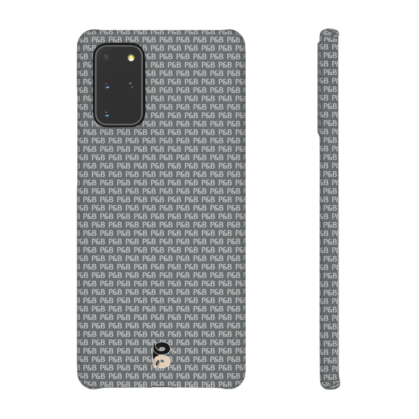 P&B Dark gray pattern - Snap Case