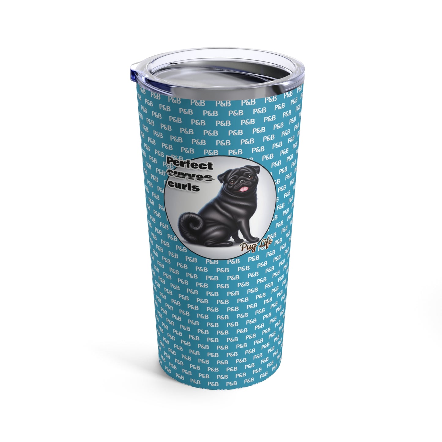 P&B Edition: Perfect Curves - Tumbler 20oz - Beach Blue