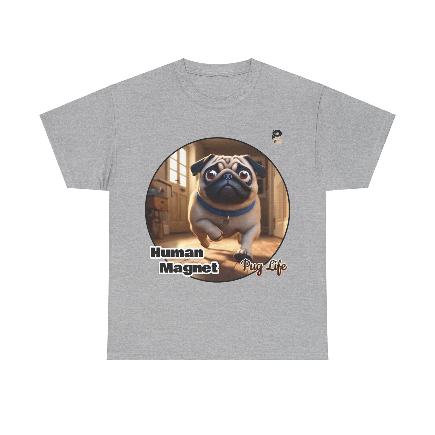 P&B Pug Life Edition: Human Magnet - Cotton Tee - Unisex