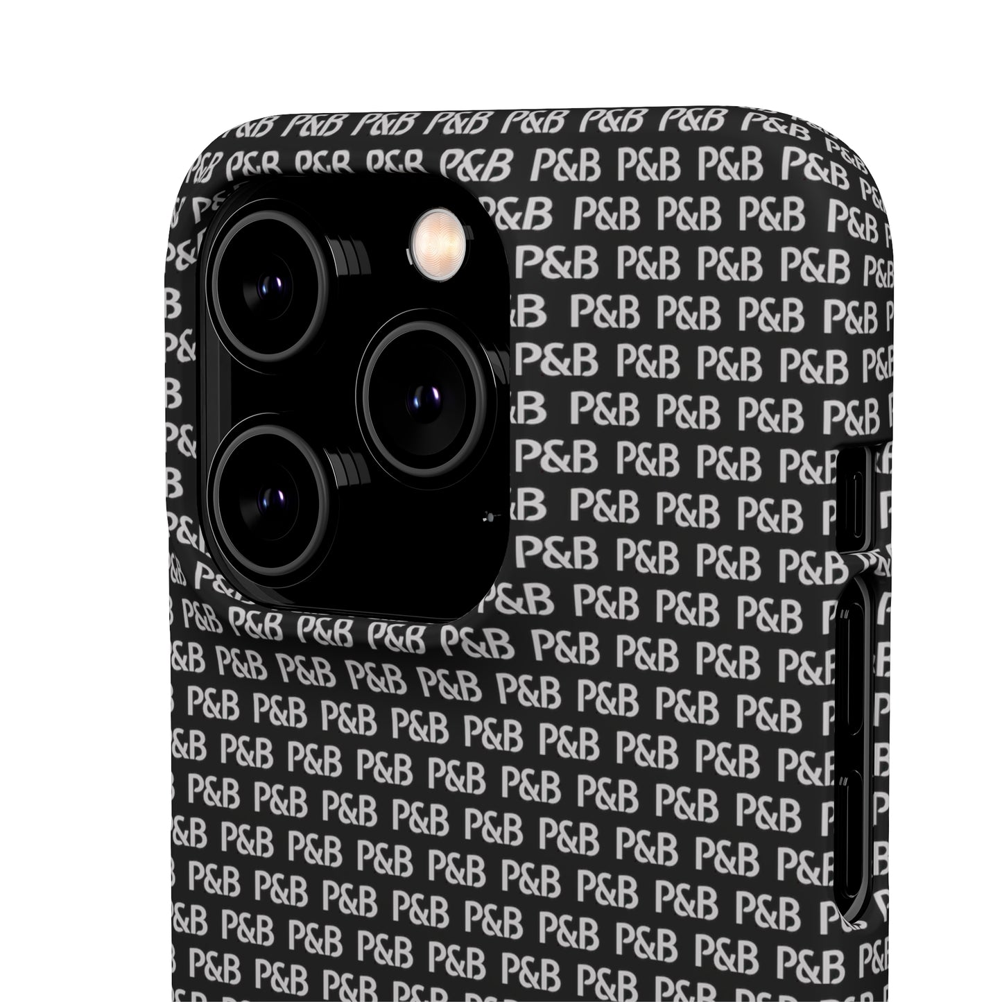 P&B Black pattern - Snap Case