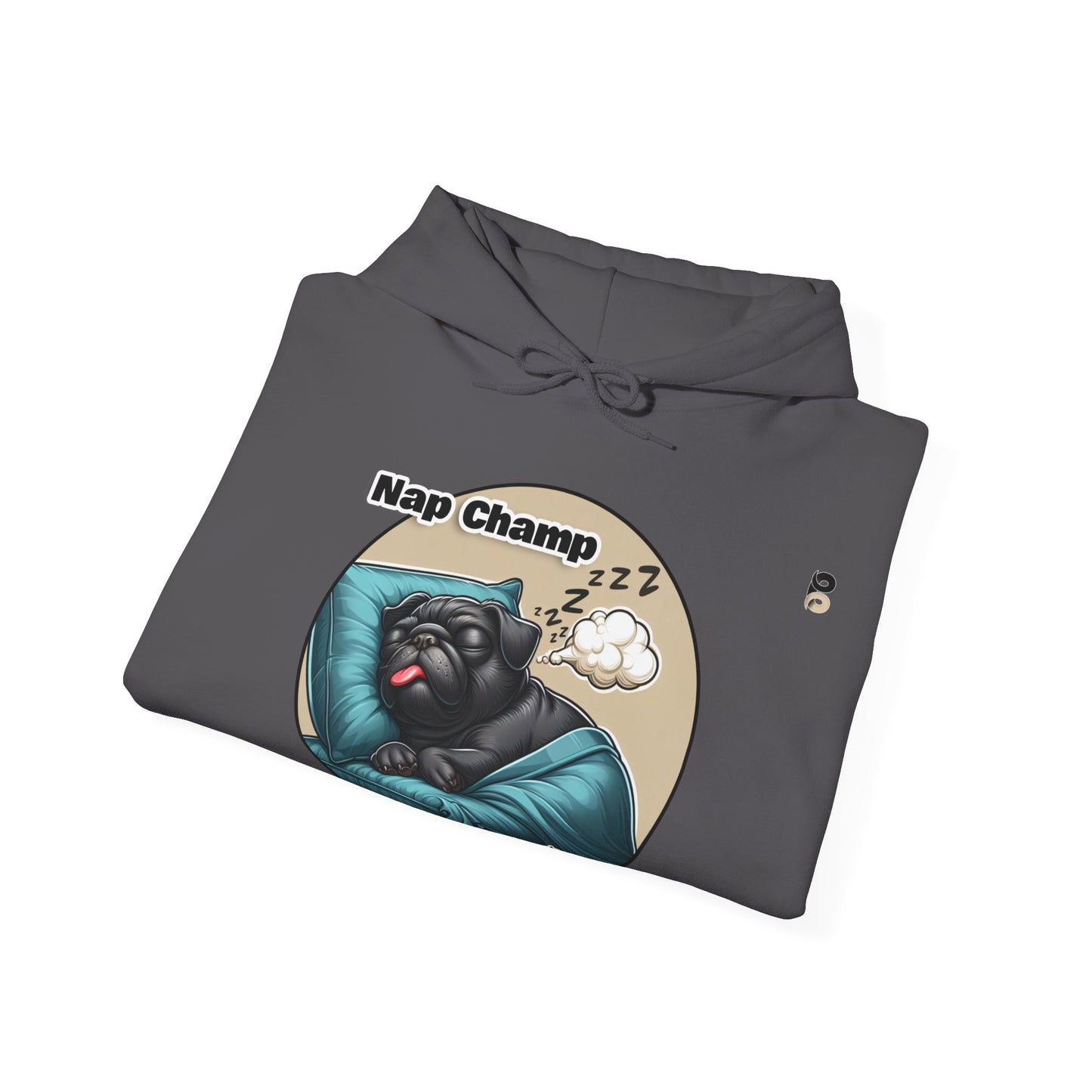 P&B Pug Life: Nap Champ - Unisex Hooded Sweatshirt