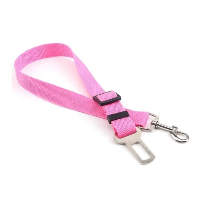 Adjustable Dog Leash for Car Seat Belt - All Colors!