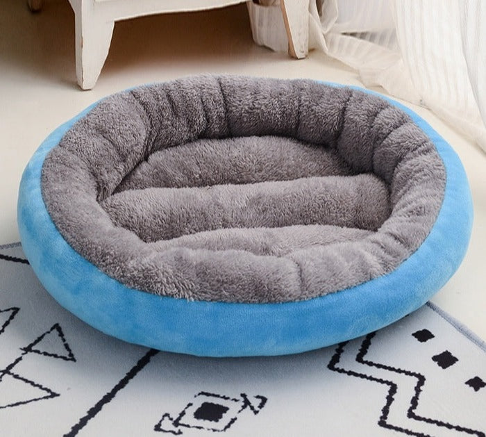 Four Seasons Round Dog Bed Cushion - Warm and Cozy