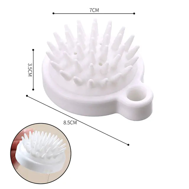 Soft Silicone Bath Brush - Easy fill and clean